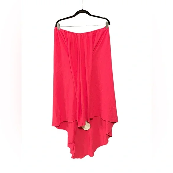SHEIN Vibrant Pink High-Low Skirt NWT - Picture 2 of 3